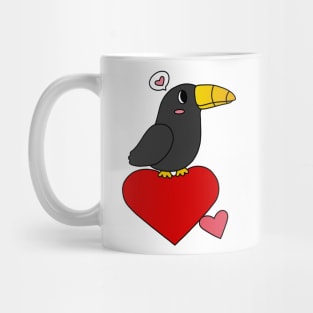 Toucan with Hearts Mug